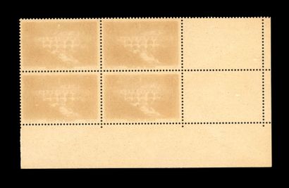 20Fr. Cauldron. Pont du Gard. Block of 4....