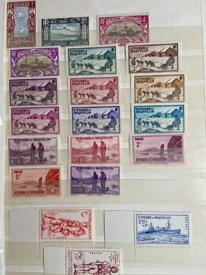 French Colonies: Stamps from the French colonies...