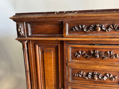 Small molded and carved mahogany 