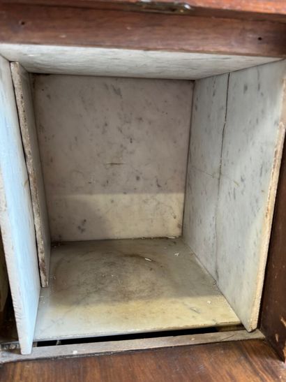 Small molded and carved mahogany 