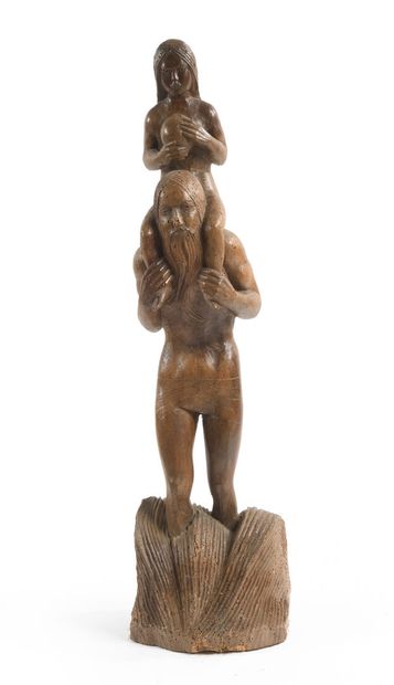 18th century school.
Saint Christopher carrying...