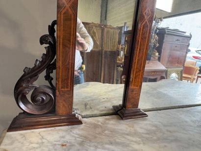 Wood and marquetry 