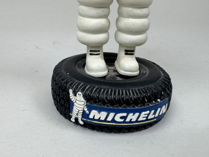 MICHELIN.
Sujet publicitaire en résine polychrome,...