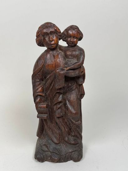 École, XIXe.
Vierge à l'Enfant.
Sujet en...