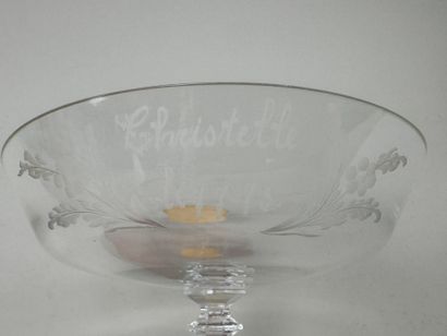 VAL SAINT LAMBERT.
Coupe commémorative sur...