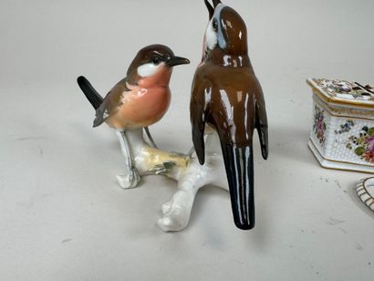 Karl ENS (1802-1865), d'après.
Couple d'oiseaux...