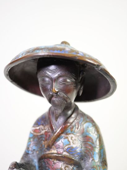 JAPON, première moitié XXe. 
Toba sur sa...