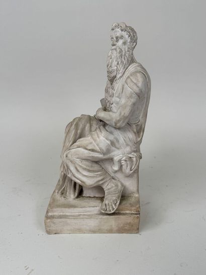 École, XIXe.
Philosophe.
Sujet en plâtre...
