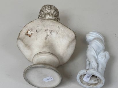 École, fin XIXe-début XXe.
Buste de Romain.
Sujet...