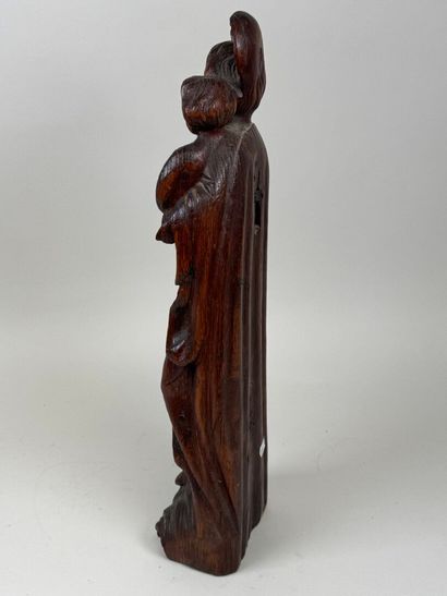 École, XIXe.
Vierge à l'Enfant.
Grand sujet...
