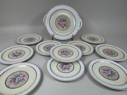 BERNARDAUD & Cie. à Limoges.
Partie de service...