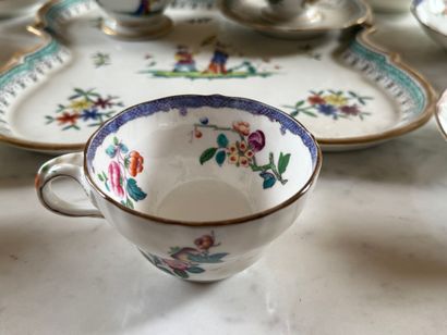 Lot de porcelaine anglaise XIXe, dans le...