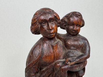 École, XIXe.
Vierge à l'Enfant.
Sujet en...