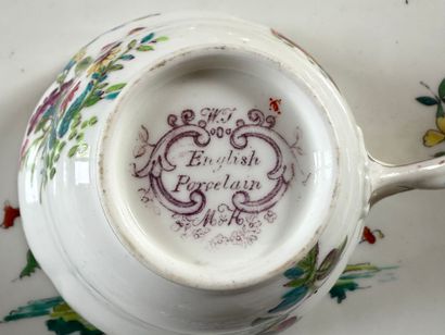 Lot de porcelaine anglaise XIXe, dans le...