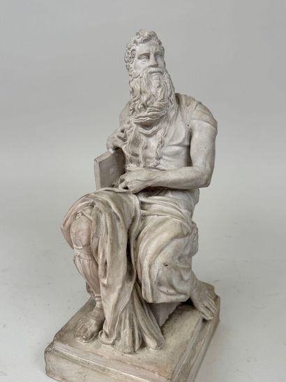 École, XIXe.
Philosophe.
Sujet en plâtre...