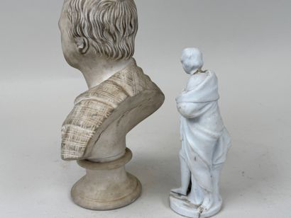 École, fin XIXe-début XXe.
Buste de Romain.
Sujet...