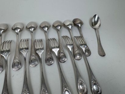 ALFENIDE.
Série de 10 cuillères de table...