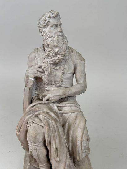 École, XIXe.
Philosophe.
Sujet en plâtre...