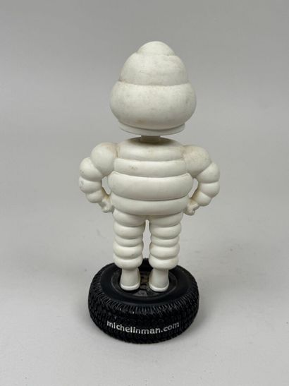 MICHELIN.
Sujet publicitaire en résine polychrome,...