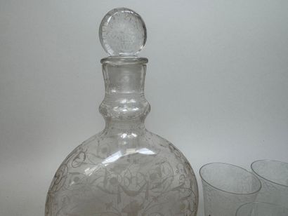 BACCARAT.
Modèle Michel Ange.
Partie de service...