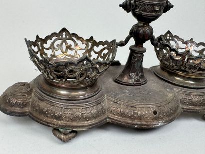 A Minerve-marked 950/1000 silver oil and...