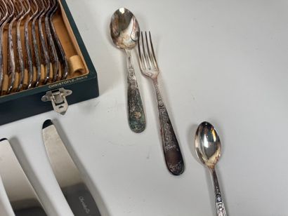 CHRISTOFLE à Paris.
Partie de service de...