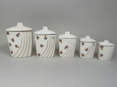 LABRUT & Cie. à GRIGNY.
Série de 5 pots à...