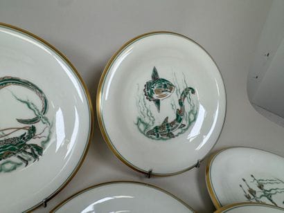 PIRKEN HAMMER.
Série de 12 assiettes plates...