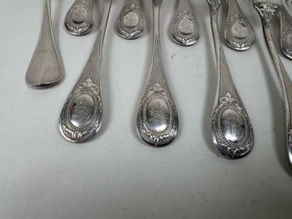 ALFENIDE.
Série de 10 cuillères de table...