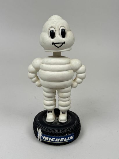 MICHELIN.
Sujet publicitaire en résine polychrome,...