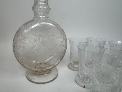 BACCARAT.
Modèle Michel Ange.
Partie de service...