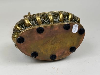 ASIE, XXe.
Bouddha.
Sujet en bronze ciselé.
26...