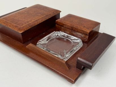 Nécessaire de bureau pour fumeur en bois...