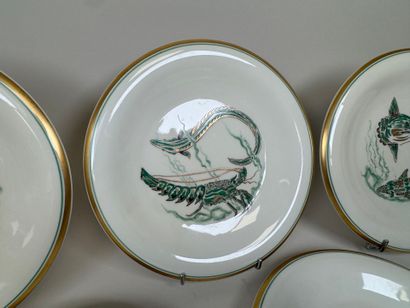 PIRKEN HAMMER.
Série de 12 assiettes plates...