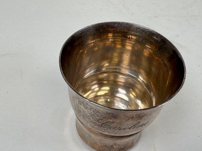 Timbale in silver 950/1000, Minerve hallmark,...