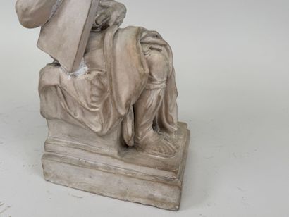 École, XIXe.
Philosophe.
Sujet en plâtre...