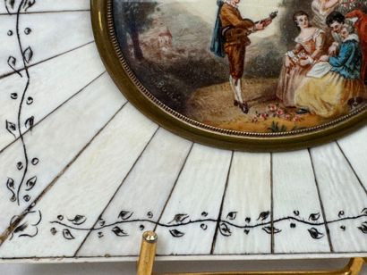 École XXe.
Scène galante.
Miniature à vue...