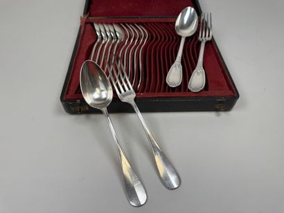 CHRISTOFLE.
Série de 6 couverts de table...