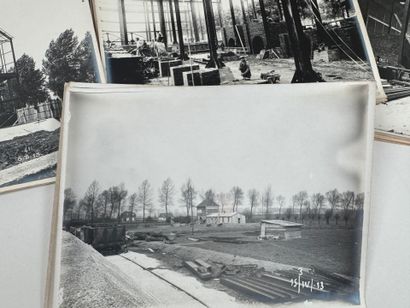 Lot of photos of factory construction.
Early...
