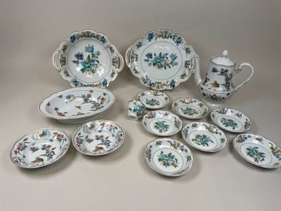 HAVILAND à Limoges.
Modèle AQUARIUS et divers.
Ensemble...
