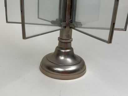 Porte-photos de magasin en métal et verre...