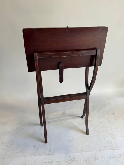 James Collard VICKERY.
Folding mahogany travel...