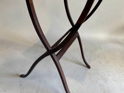 James Collard VICKERY.
Folding mahogany travel...