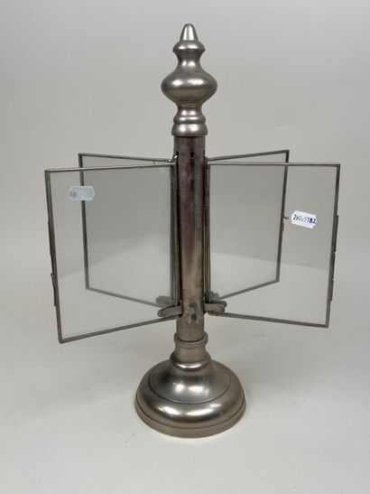 Porte-photos de magasin en métal et verre...