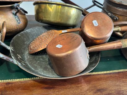 Important copper and metal lot including...