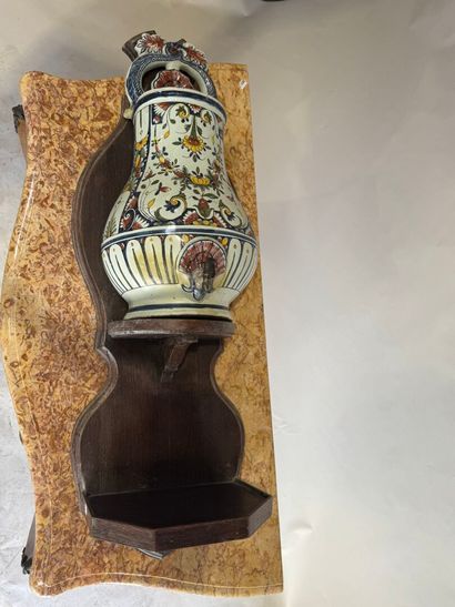 GIEN.
Ceramic fountain with Renaissance decor,...