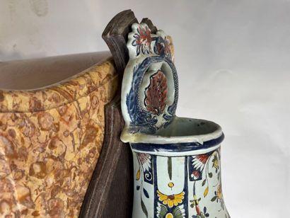 GIEN.
Ceramic fountain with Renaissance decor,...