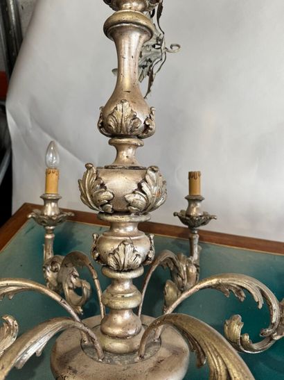 An important pair of six-arm chandeliers...