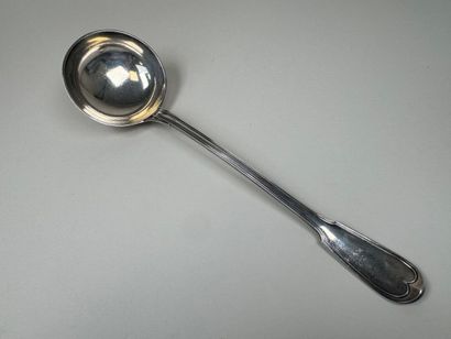 Louche en argent 950/1000, poinçon Minerve,...
