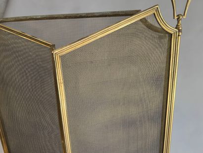 Fireplace set with spark guard, shovel, and...